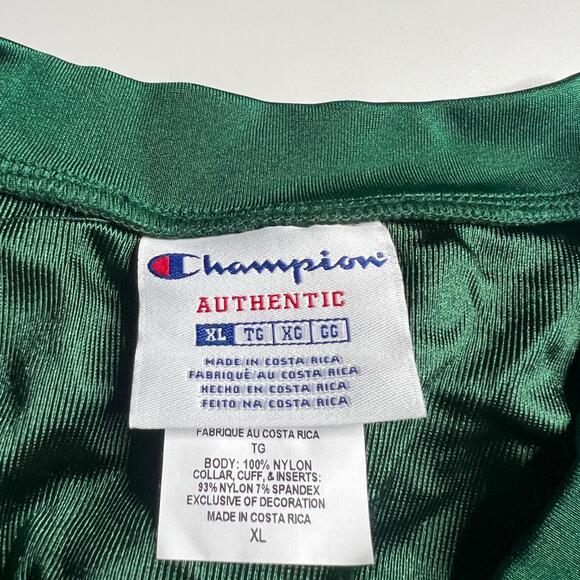 Lot of 5 Vintage Champion Green Mesh Football Game Jerseys XL Made in Costa Rica - Picture 6 of 10